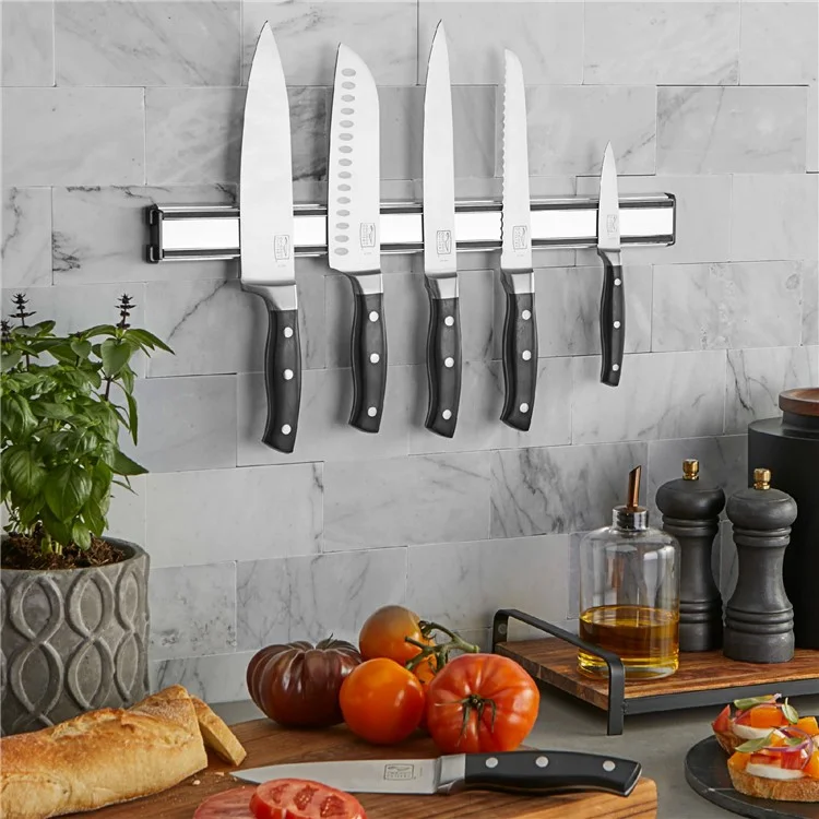 18 Inch Aluminum Alloy Magnetic Knife Holder Wall Mounted Kitchen Knife Storage Rack