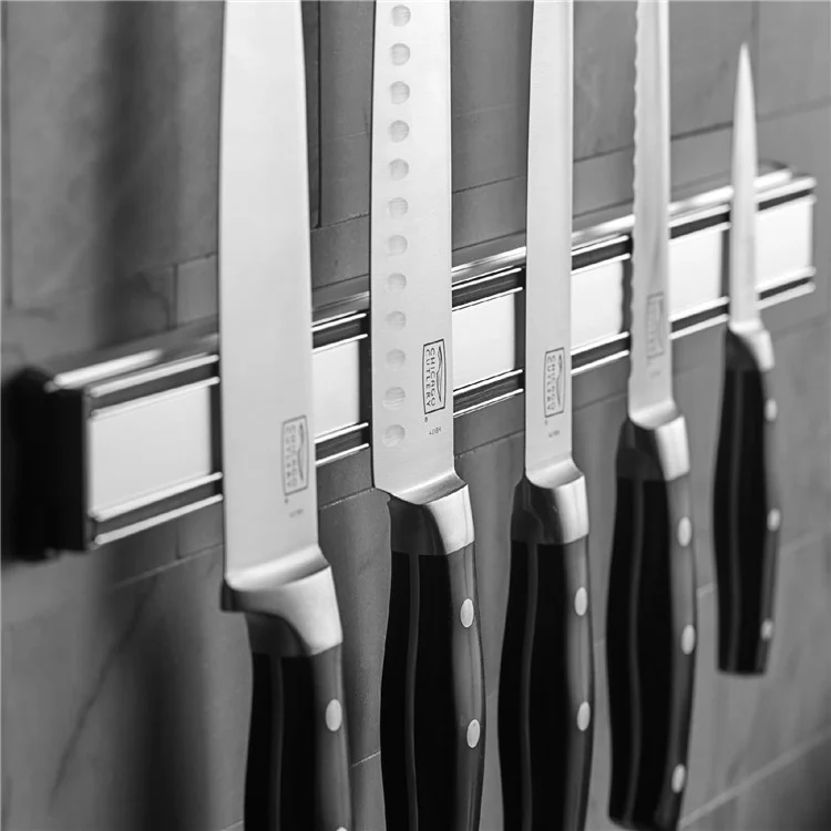18 Inch Aluminum Alloy Magnetic Knife Holder Wall Mounted Kitchen Knife Storage Rack