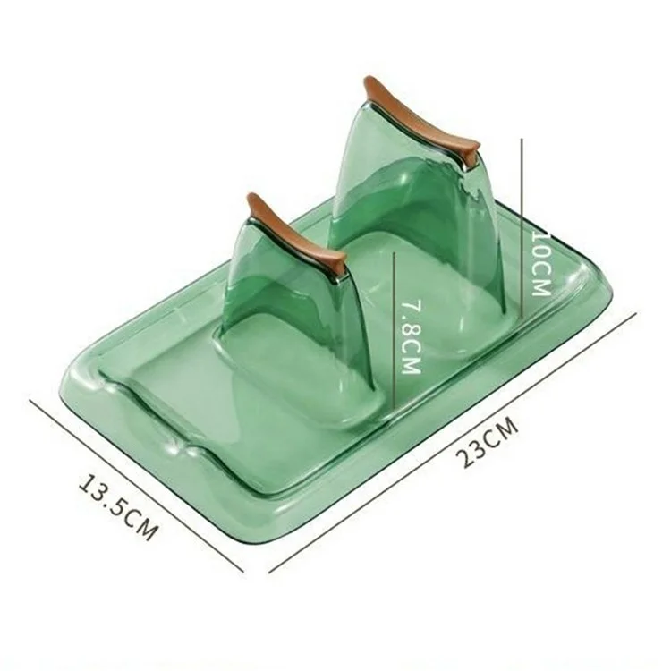 Pot Lid Rack Kitchen Organizer Utensil Holder PET Silicone Countertop Storage Cutting Board Stand - White