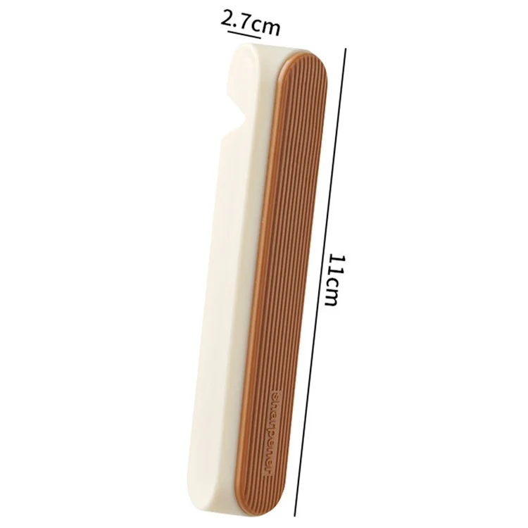 Kitchen Knives Cleavers Sharpener Effortless Cutting Chopping Safe Hand Guard - Orange