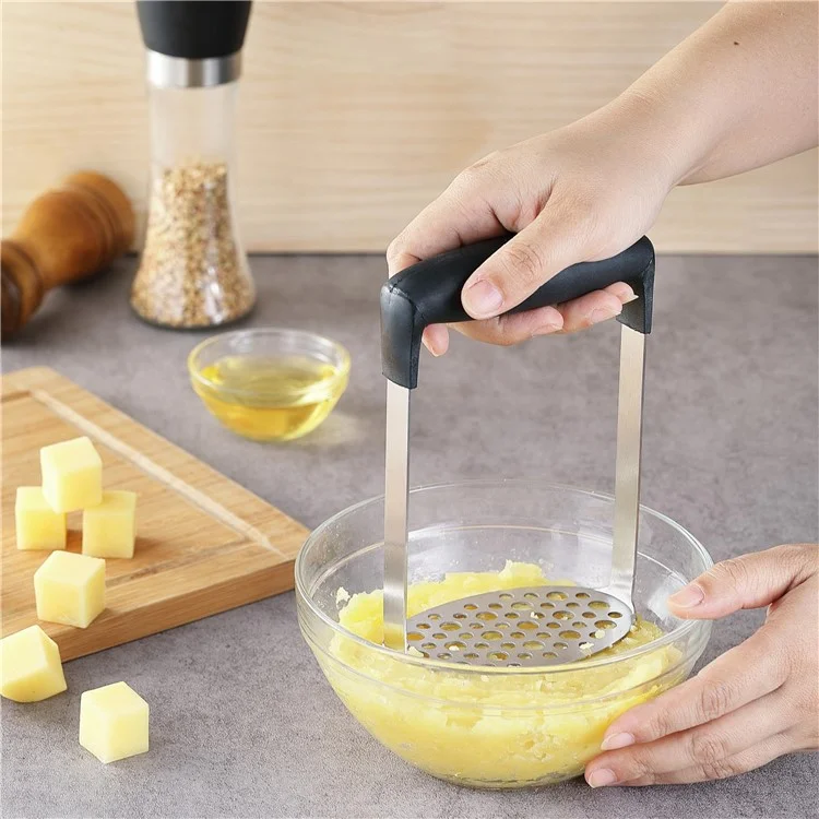 Schiacciapatate in Acciaio Inossidabile Manuale Premitore per Frutta e Verdura Utensile da Cucina (Privo di BPA, Non FDA)