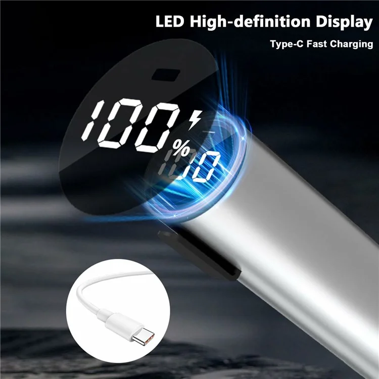 Sigillatore sottovuoto portatile per alimenti con display LED per barattoli e sacchetti per la conservazione