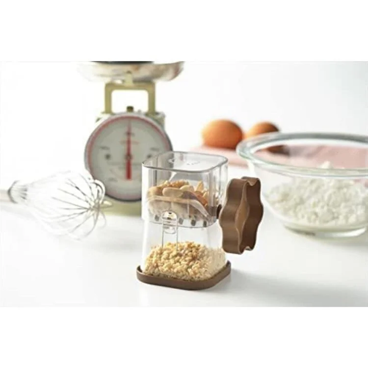 Nut Crusher Manual Peanut Paste Masher Dry Fruits Chocolate Chopper Kitchen Tool (Without FDA Certification) - Coffee
