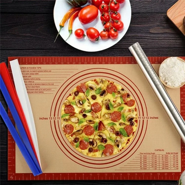 6 Pezzi / Set 2 / 4 / 6mm Strisce Distanziali in Silicone per Spessore Impasto con Matterello - Bastoncini per Pasticceria (Privi di BPA, No FDA)
