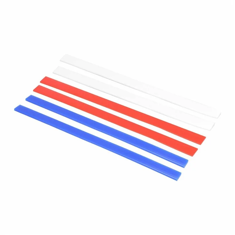 6 Pezzi / Set 2 / 4 / 6mm Strisce Distanziali in Silicone per Spessore Impasto con Matterello - Bastoncini per Pasticceria (Privi di BPA, No FDA)