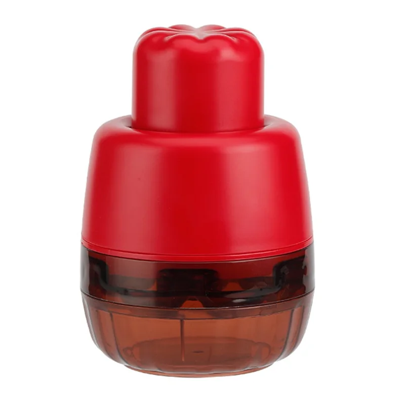 Cherry Pitter 7 Hole Seed Remover Olive Pitters Tool Pit Remover Portable Fruit Corer for Kitchen (BPA Free, No FDA) - Red