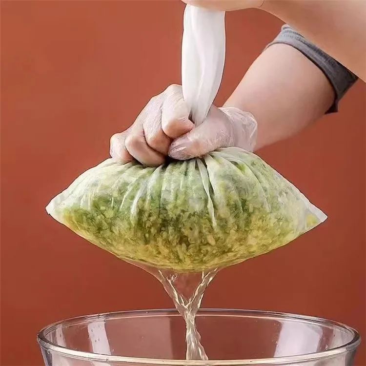 Saco de Filtro de Leite de Soja Reutilizável de 25 x 35 cm, 100 Mesh, para Coar Sucos de Frutas e Vegetais, Tamanho L (Sem BPA, Sem FDA)