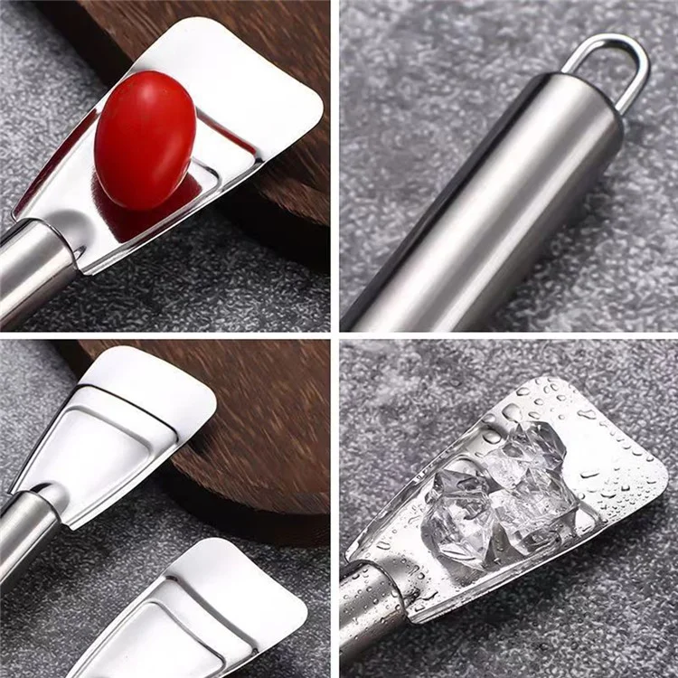 Raspador de Geladeira de Aço Inoxidável para Remoção de Gordura na Cozinha, Ferramenta de Limpeza Reforçada (Sem FDA, Livre de BPA)