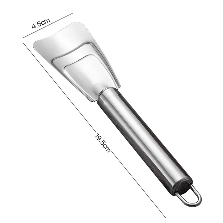 Raspador de Geladeira de Aço Inoxidável para Remoção de Gordura na Cozinha, Ferramenta de Limpeza Reforçada (Sem FDA, Livre de BPA)