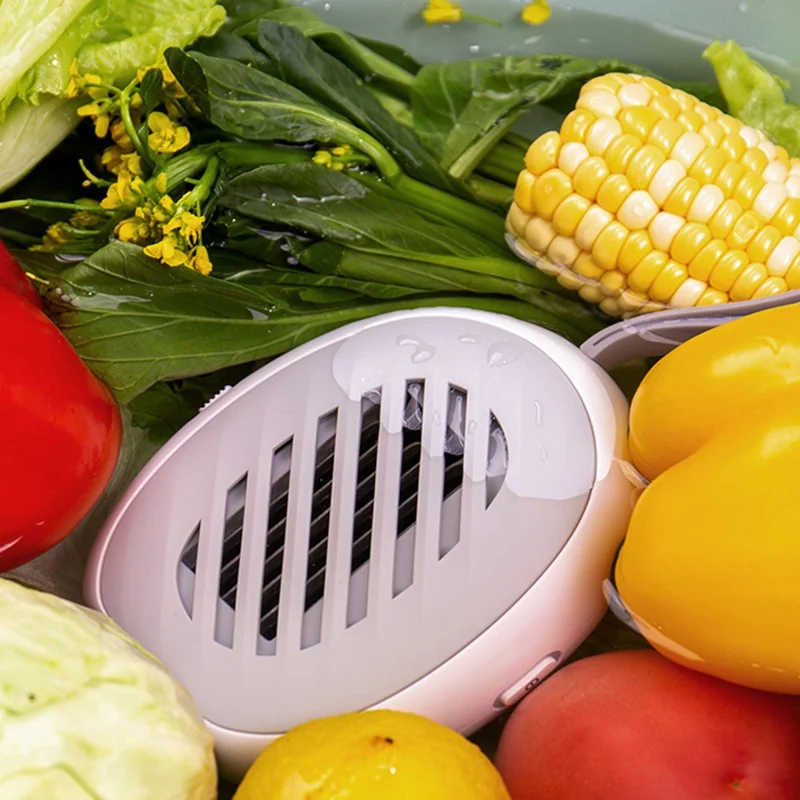 JISANG BX3-9 Máquina Multifuncional de Lavagem de Frutas e Vegetais IPX7 à Prova d'Água para Limpeza de Alimentos na Cozinha (Livre de BPA, Sem FDA)