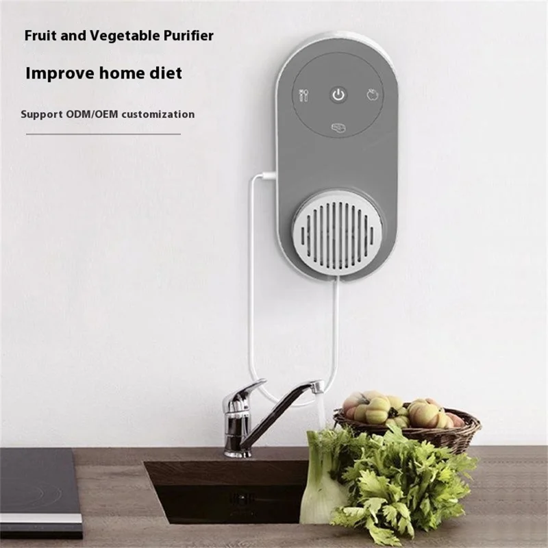 JISANG GB1 Machine de nettoyage murale pour fruits et légumes Purificateur d'eau 7L (Sans BPA, Non homologué FDA)
