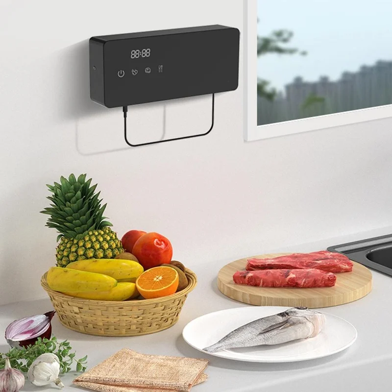 GB8 Wall Mounted Vegetable Washing Machine Titanium Alloy Electrolysis Fruit Cleaner Device (BPA Free, No FDA)