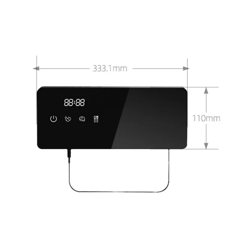 GB8 Wall Mounted Vegetable Washing Machine Titanium Alloy Electrolysis Fruit Cleaner Device (BPA Free, No FDA)