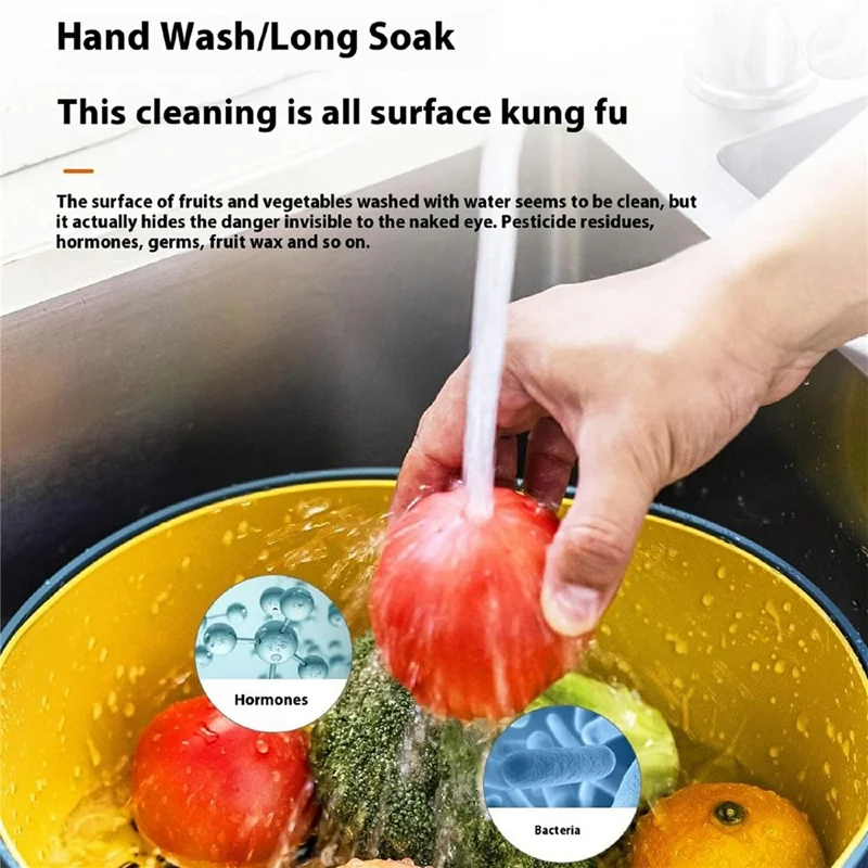 GB8-1 Wall Mounted Food Purifier Titanium Alloy Electrolysis Fruit and Vegetable Washing Machine (BPA Free, No FDA)