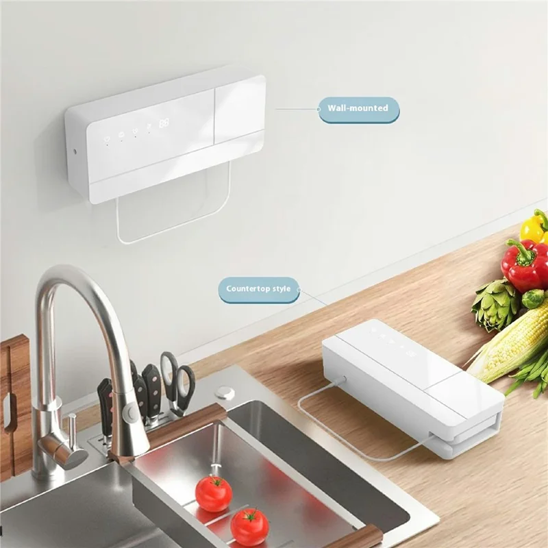 GB8-1 Wall Mounted Food Purifier Titanium Alloy Electrolysis Fruit and Vegetable Washing Machine (BPA Free, No FDA)