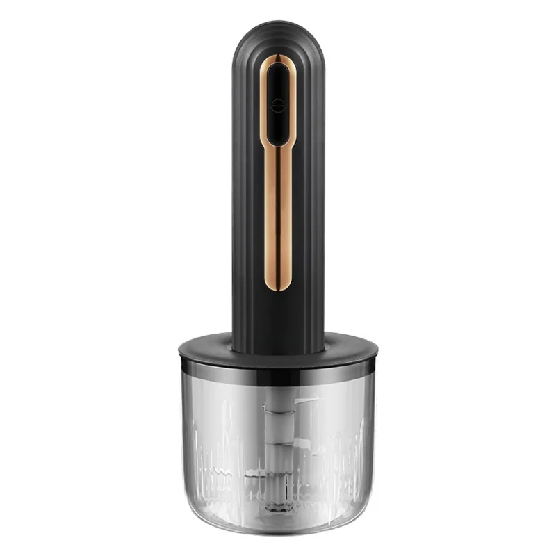 Baby Food Maker Mini Wireless Electric Meat Grinder Kitchen Multifunctional Blender (BPA Free, No FDA) - Black