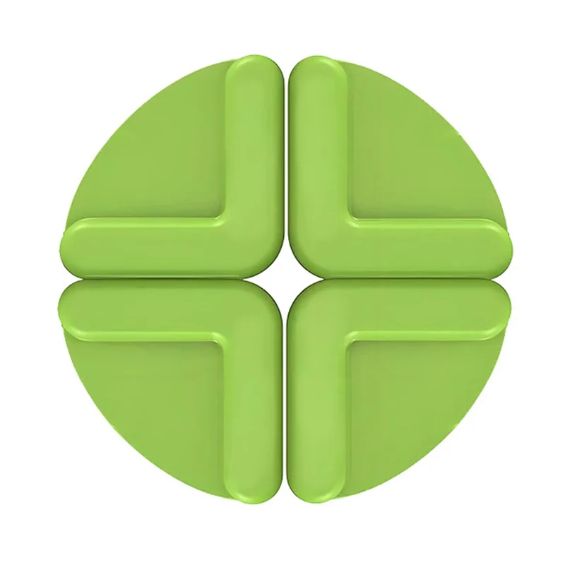 Tapis de découpe en silicone antidérapant - Stabilisateur de planche à découper de cuisine - Vert