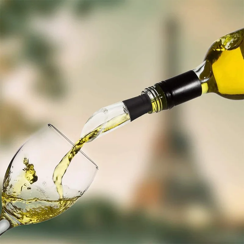 3 in 1 Stainless Steel Rapid Iceless Wine Chilling Rod Wine Cooler Stick Aerator Pourer (BPA Free, No FDA)