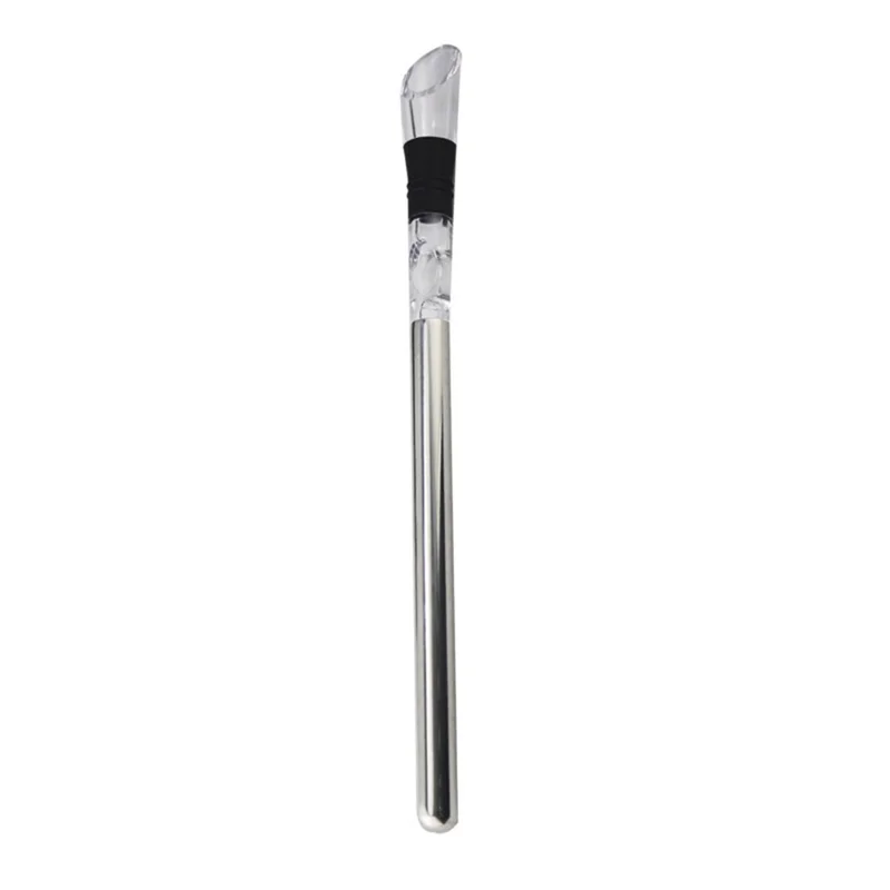 3 in 1 Stainless Steel Rapid Iceless Wine Chilling Rod Wine Cooler Stick Aerator Pourer (BPA Free, No FDA)