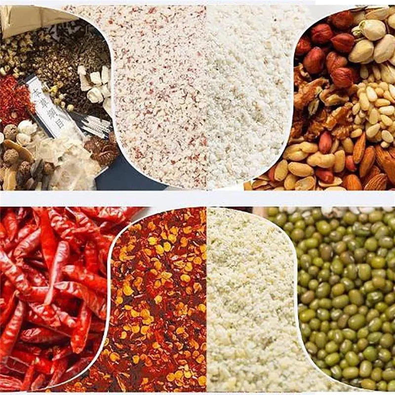 4 Blades 150KW Kitchen Electric Spice Mill 300ml Stainless Steel Coffee Grinder Herb Grinding Machine (FDA  /  LFGB  /  CE Certified) - EU Plug