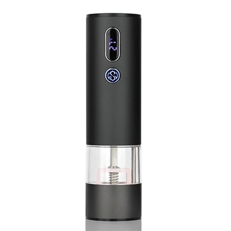 SW-EG01 Salt Pepper Grinder Battery Powered Automatic Mill Grinder One Hand Operation Pepper Grinder with LED Light (BPA-Free, without FDA Certification)