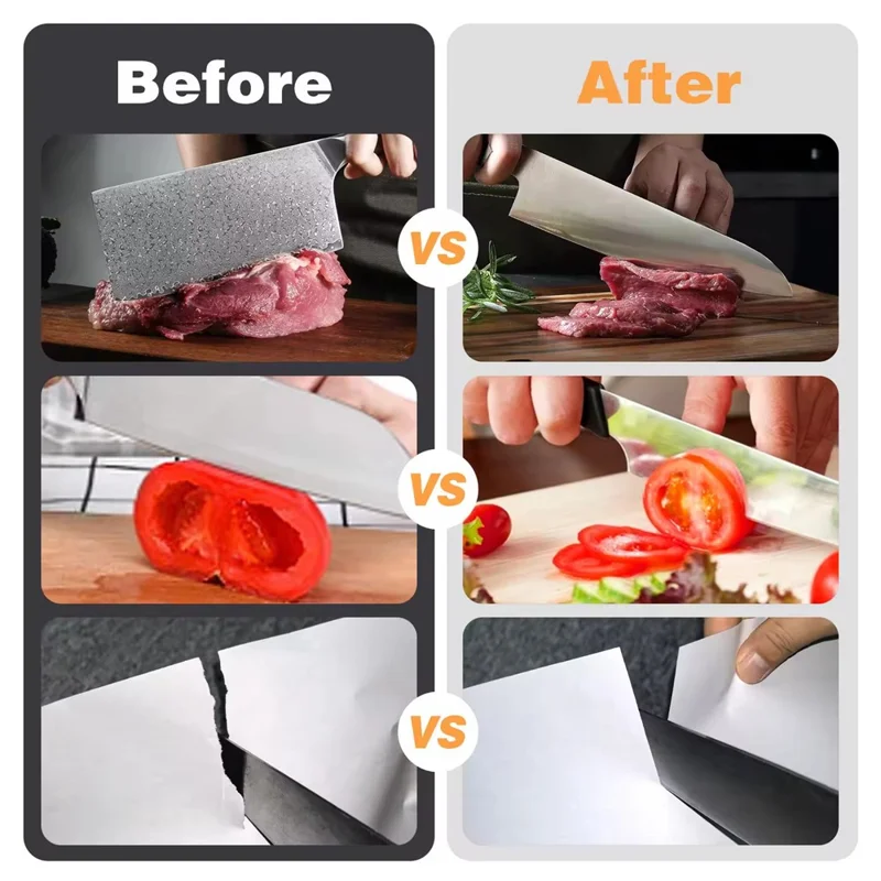 4 Angles Rolling Knife Sharpener Kit Grinding Sharpening Stone for Kitchen Knives