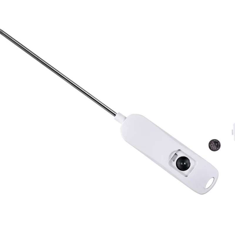 Termometro Digitale a Sonda B0713, Lettura Veloce in 5s, Display LCD, Funzione HOLD per BBQ, Cottura, Grigliata (Senza BPA, Senza FDA) - Bianco