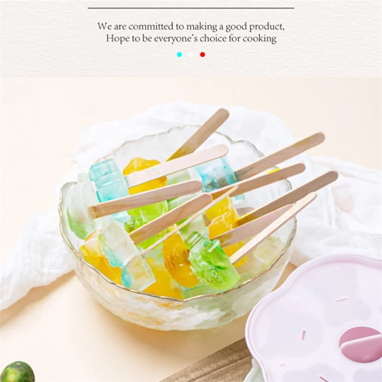DS11129 Cute 3D Bear Shaped Ice Mold Silicone Ice Cube Tray Ice Ball Maker with Lid for DIY Cold Drinks (BPA-Free, FDA Certified) - Blue