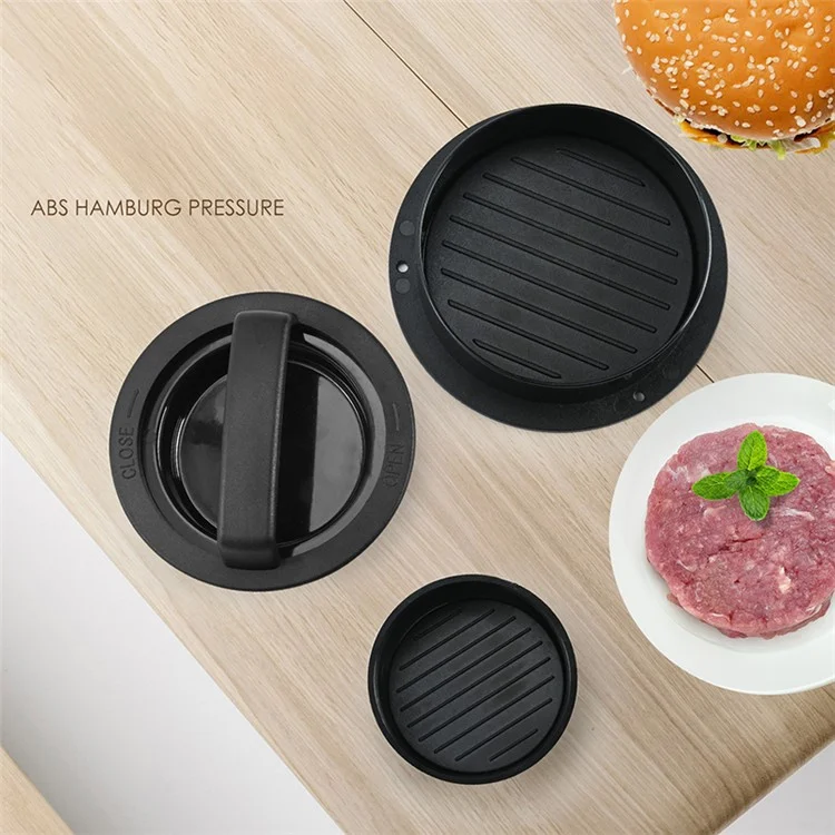 6Pcs / Set Hamburger Press Meat Pie Press Stuffed Burger Mold Maker Patty Pastry Tools (BPA Free, No FDA Certificate)