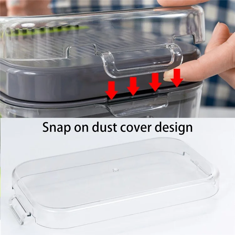 22 in 1 Kitchen Multifunctional Vegetable Chopper Cutter Fruit Slicer Grater Shredders Drain Basket (BPA Free, FDA Certified)