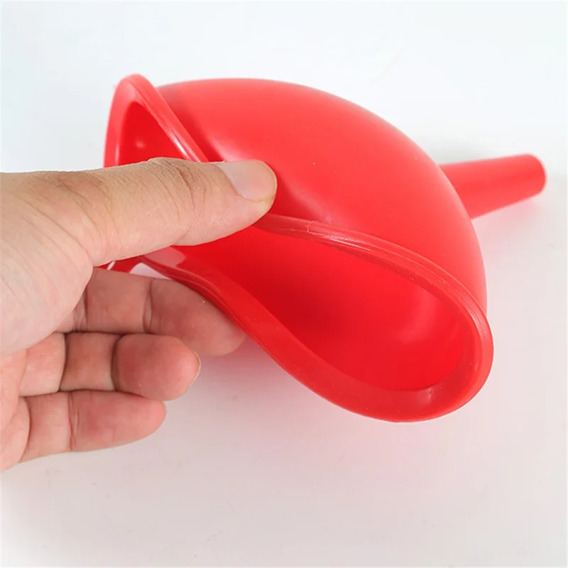 3Pcs / Set S / M / L Silicone Wine Oil Honey Funnel Kitchen Liquid Pouring Funnel Tool (No FDA Certification, BPA-free) - Red