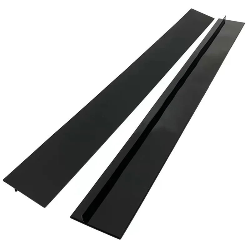 1Pc 21-inch Stove Gap Cover Anti-stain Cooker Gap Filler Fiberglass Cloth Kitchen Stovetop Protector - Black