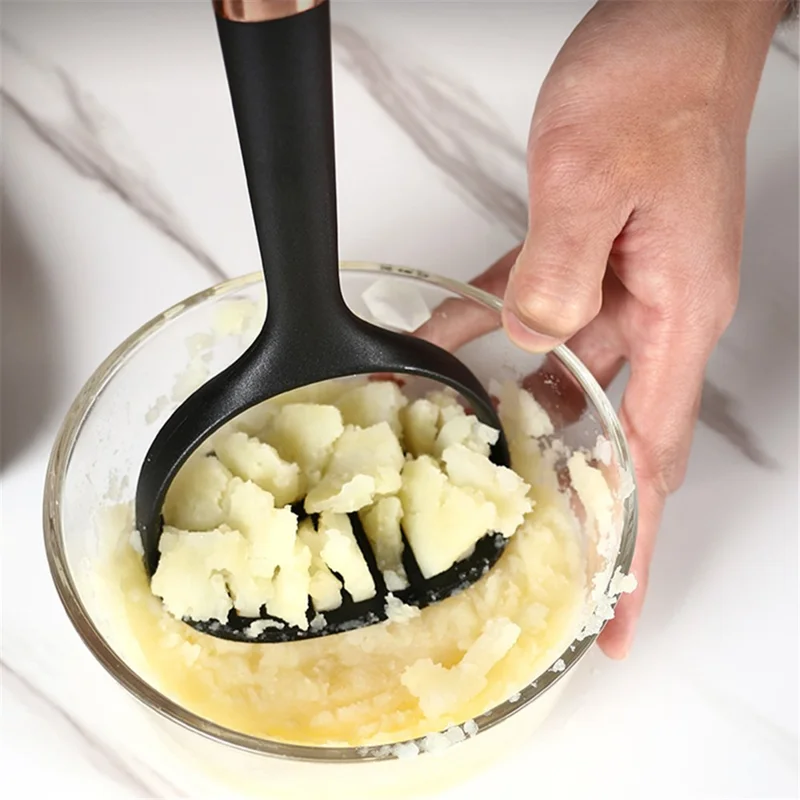 Potato Masher ABS+Nylon Fruit Vegetable Baby Food Press Masher (BPA Free, No FDA Certificate)
