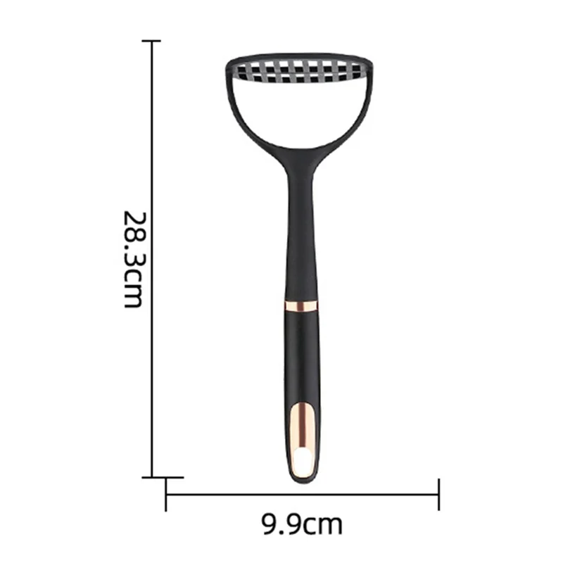 Potato Masher ABS+Nylon Fruit Vegetable Baby Food Press Masher (BPA Free, No FDA Certificate)