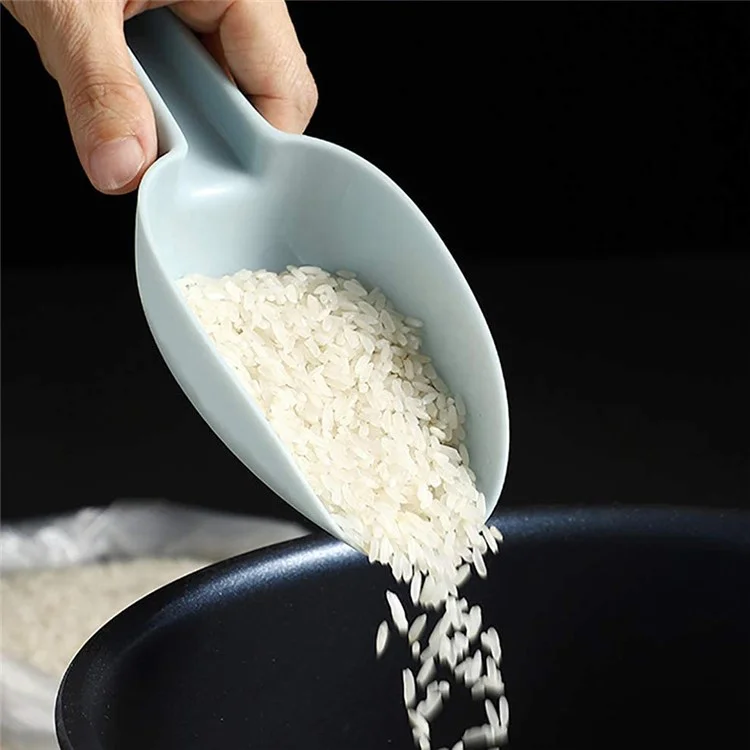 3Pcs / Set Ice Scoop Multifunctional Rice Grain Shovel Flour Scoop PP Food Scoop (BPA Free, No FDA Certificate)
