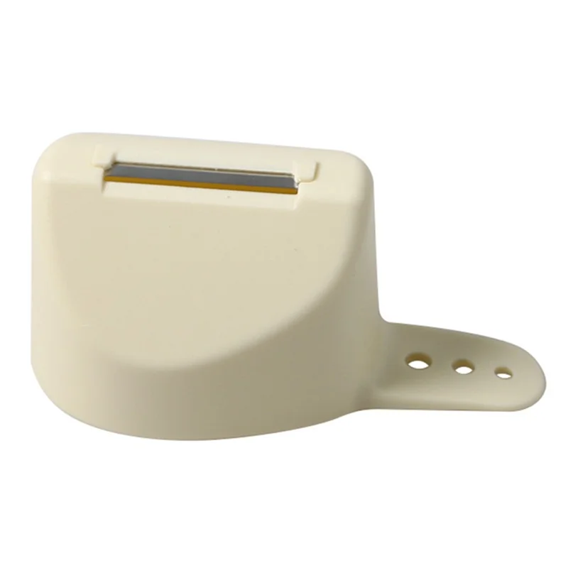 Stainless Steel Peeler with Storage Compartment Herb Stripping Kitchen Tool (BPA Free, No FDA Certificate) - Beige