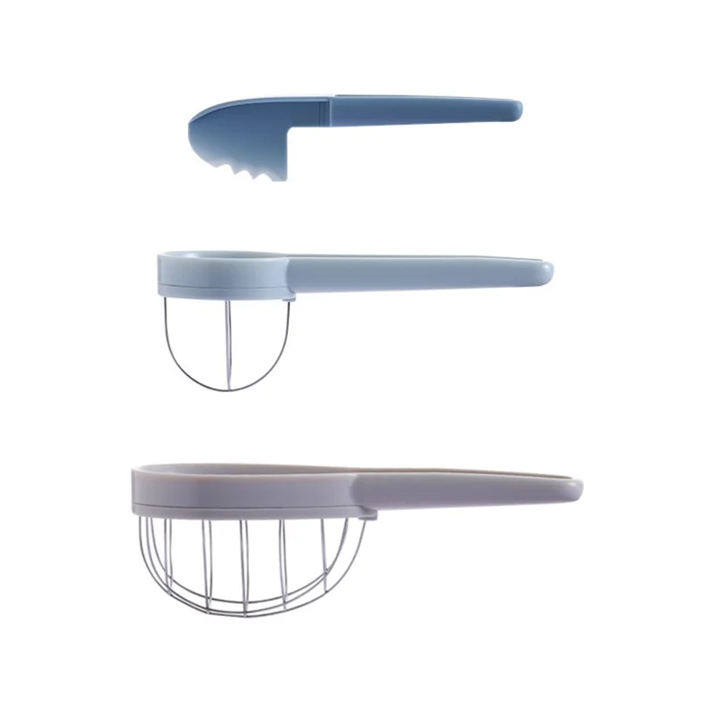 3-in-1 Avocado Slicer Kiwi Fruit Separator Dicing Corer Fruit Separation Tool (BPA Free, No FDA Certificate) - Blue