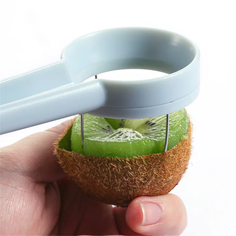3-in-1 Avocado Slicer Kiwi Fruit Separator Dicing Corer Fruit Separation Tool (BPA Free, No FDA Certificate) - Blue