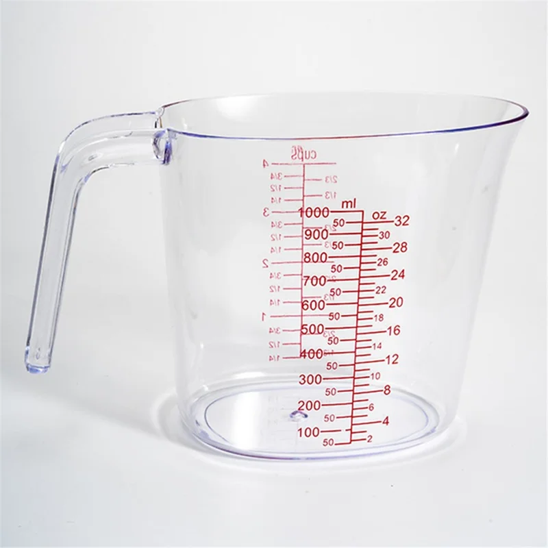 3Pcs / Set Measuring Cups Plastic Stackable Measuring Jugs with Handle Kitchen Tool (BPA Free, No FDA Certificate)