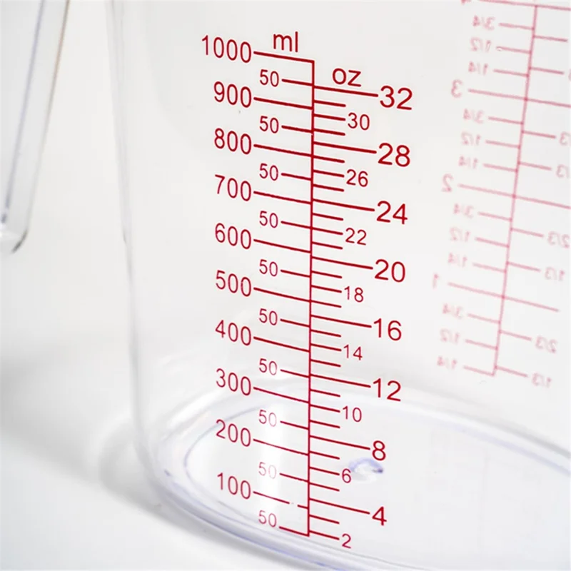 3Pcs / Set Measuring Cups Plastic Stackable Measuring Jugs with Handle Kitchen Tool (BPA Free, No FDA Certificate)