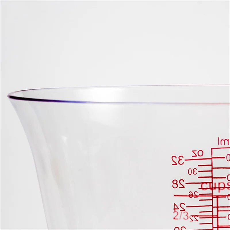 3Pcs / Set Measuring Cups Plastic Stackable Measuring Jugs with Handle Kitchen Tool (BPA Free, No FDA Certificate)