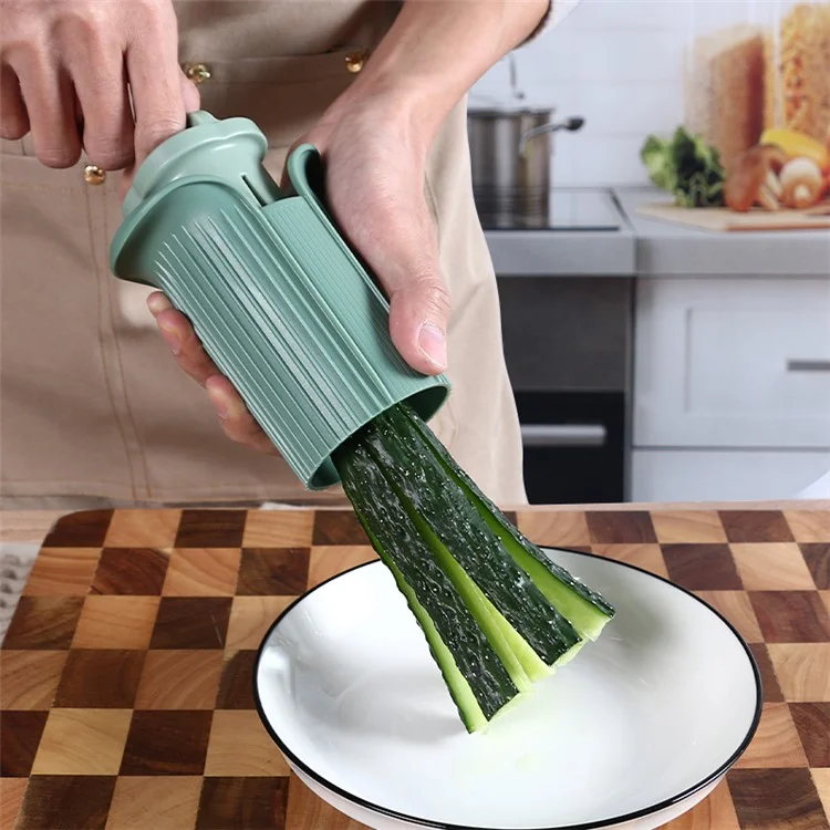 Slicer per verdure da cucina Affetta frutta e verdura Creative Affetta cetrioli Grattugia carote (senza BPA, senza certificato FDA)