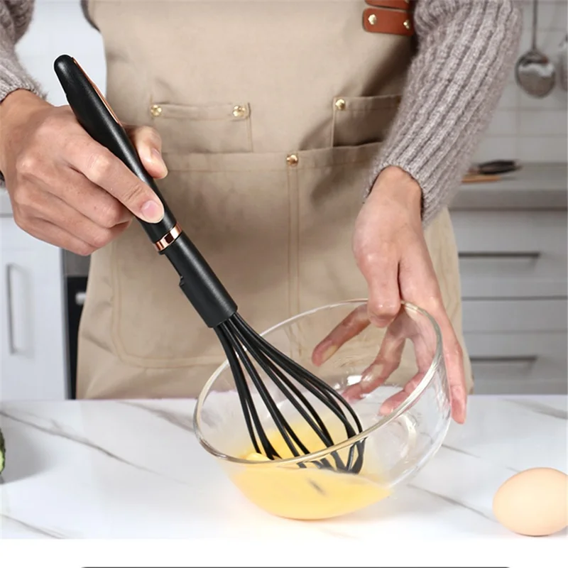 Home Kitchen Utensil ABS+Nylon Kitchen Cooking Tool (No FDA, BPA Free) - Egg Beater