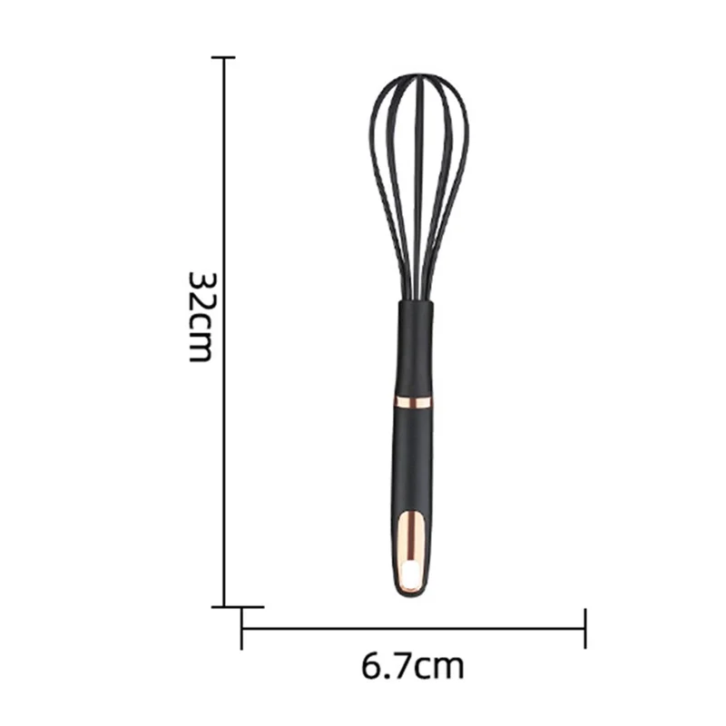 Home Kitchen Utensil ABS+Nylon Kitchen Cooking Tool (No FDA, BPA Free) - Egg Beater