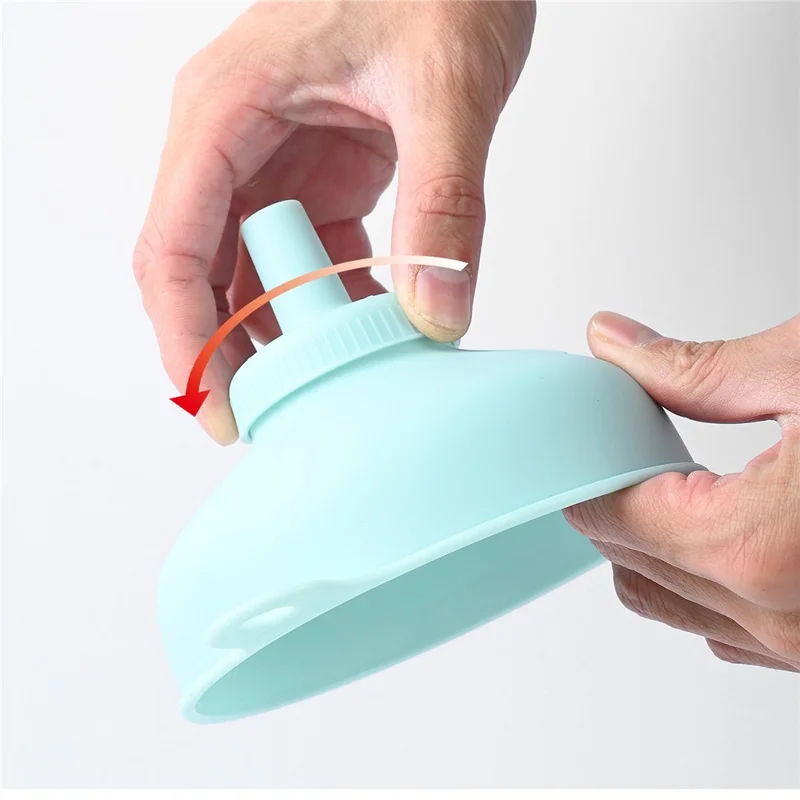 3-In-1 Plastic Funnel Strainer Food Grade Kitchen Filter for Oil Water Spices Beed (BPA Free / FDA Certificate)