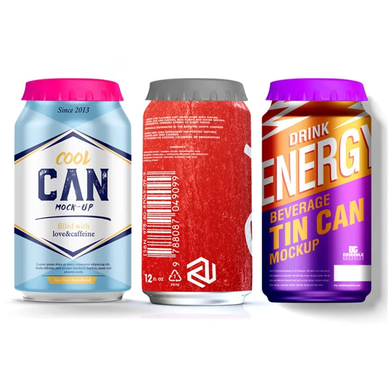 Leak Proof Silicone Beverage Can Lid Reusable Drinks Bottle Cap (BPA Free, No FDA) - Purple