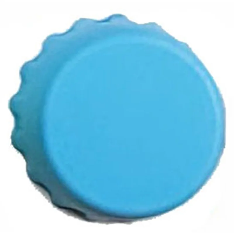 Silicone Rubber Bottle Cap Reusable Beer Caps for Home Brewing Beer Kitchen Gadgets (BPA Free, FDA Certified) - Blue