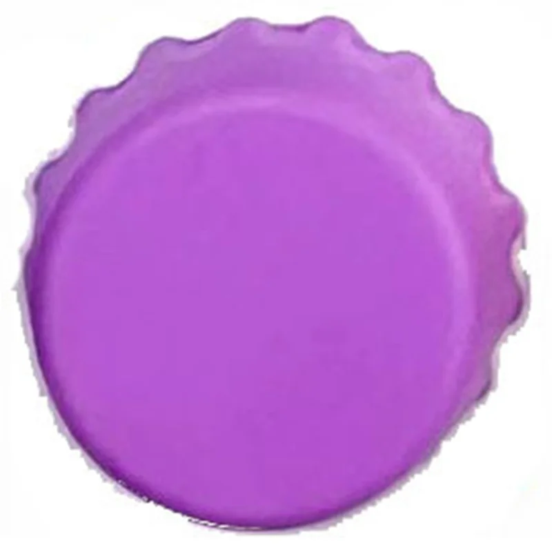 Silicone Rubber Bottle Cap Reusable Beer Caps for Home Brewing Beer Kitchen Gadgets (BPA Free, FDA Certified) - Purple