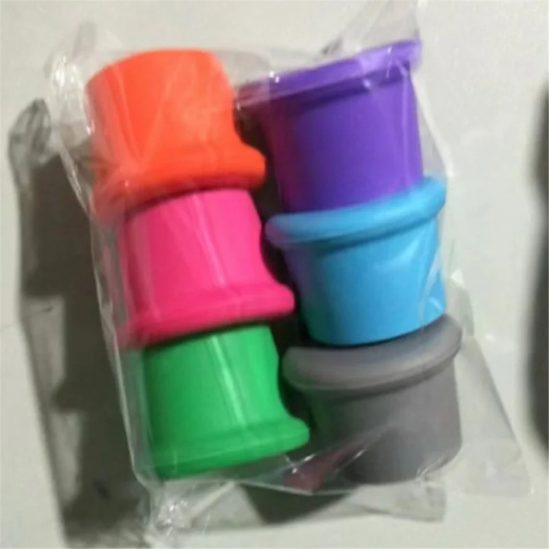 6Pcs / Set Leak Proof Silicone Wine Bottle Cap Reusable Beer Sealer Cover (BPA Free, No FDA)