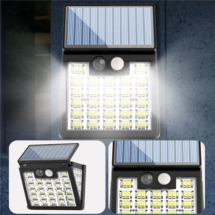 72d Solar Garden Yard Light Extérieur Lumière Étanche à Induction Étanche